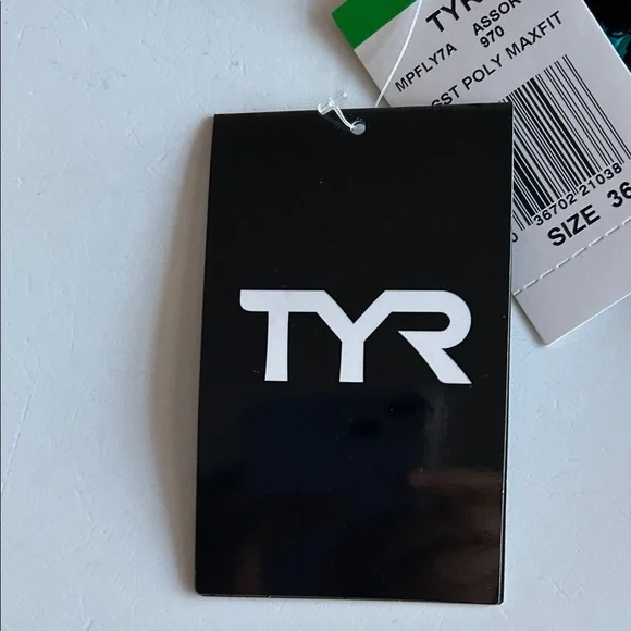 TYR Multicolor one-piece Swimsuit, Women's 36 (around size 10), NWT - Picture 7 of 10